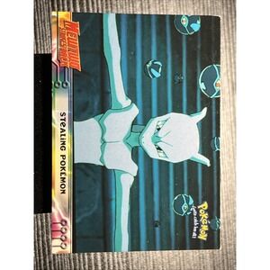 Stealing Pokemon #27 Black Label Topps Mewtwo Strikes Back Pokemon Card NM